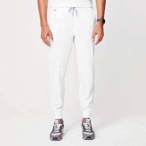 NWOT: Three Pairs of White Men’s Figs Medium Jogger Scrubs!